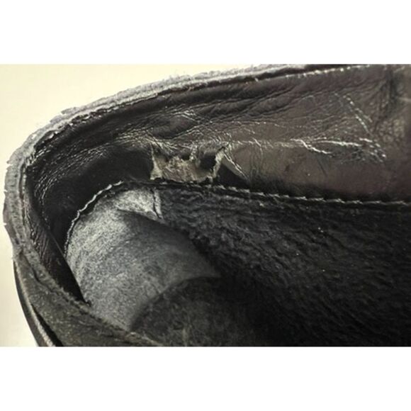 Remonte smooth black leather ankle booties. Size 38. - Picture 9 of 12